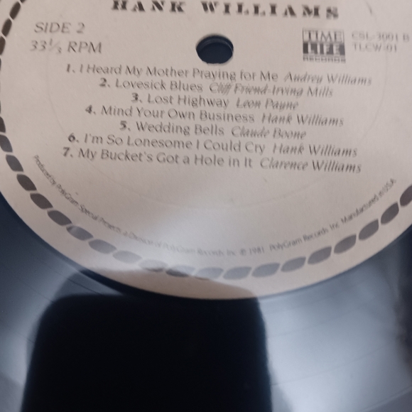 VTG. Hank Williams Country & Western Box Set (3) Time/Life - Picture 3 of 11